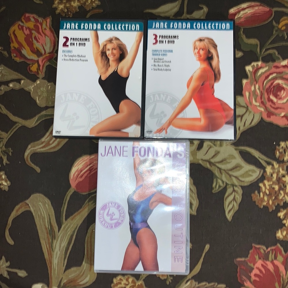 Bundle of 3 Jane Fonda exercise DVD’s